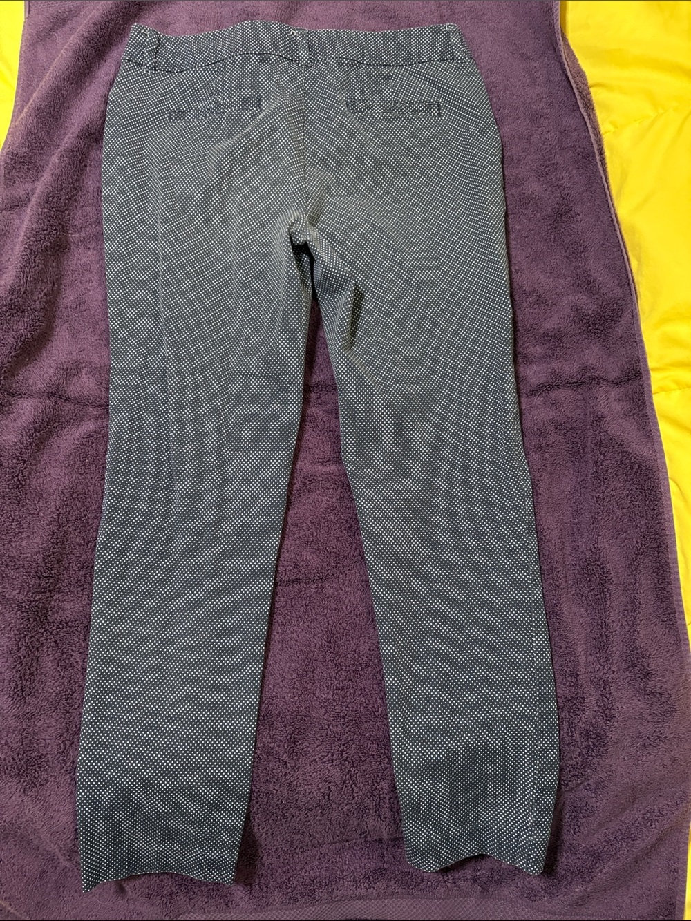 Faded Glory Navy Microdot Straight Leg Jeans - Picture 2 of 3